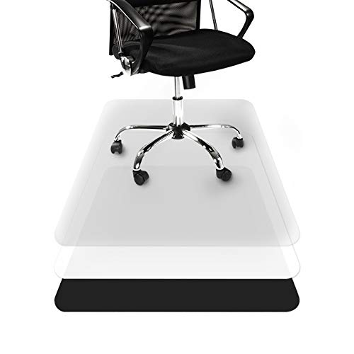 casa pura - Tapis Protège-Sol Transparent - Tapis de Chaise de Bureau en Vinyle 100% Recyclé - Protection de Sol Dur - Tapis de Sol Bureau - Tapis pour...