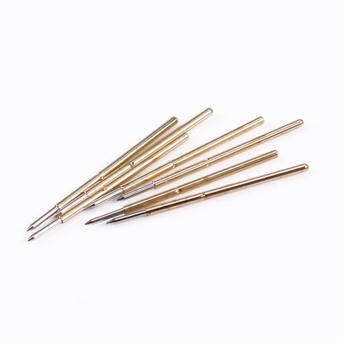 Image of P50-B1 Spring Test Probe for PCB 100PCS 16MM Long Spring Pressure Test Probe for Testing PCB Gold Fingers and Pads, Test Pins for Testing Printed Circuit Boards