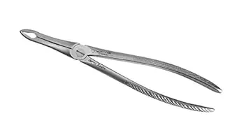 TRUST & CARE Stainless Steel Tooth Extraction Forcep Upper Roots Fig No. 44 Standard