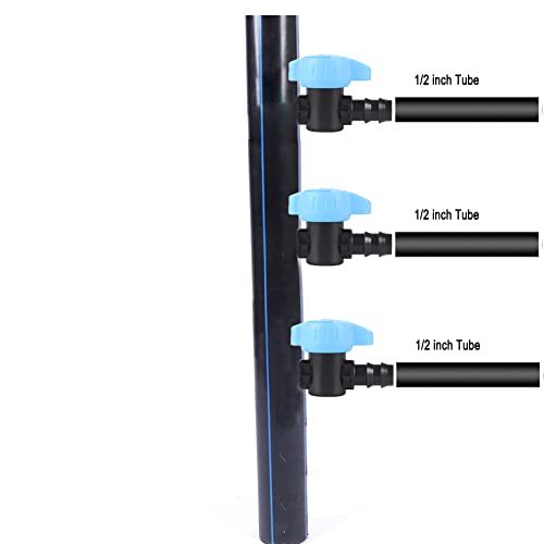 UCLEVER 10pcs Drip Irrigation Barbed Ball Valve 16mm for 1/2 and 5/8 Inch Tubing (.570 to .620 ID) Barb Shut-Off Coupling Valve - Image 4
