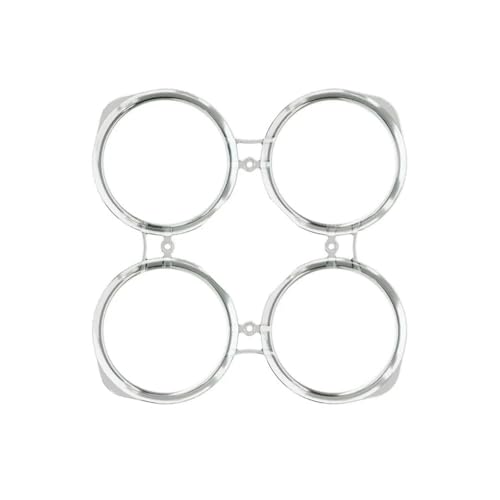 Châssis FPV 75mm Clear avec plaque inférieure carbone et kit micro-cadre pour drone Whoop