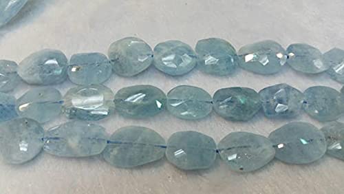 Aigue-marine perles facettées LKBEADS pour création haute joaillerie