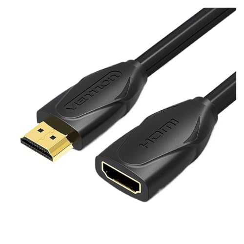 Cable extensor Vention HDMI 2.0 4K/60Hz, HDMI 2.0 2.1 macho a hembra for HDTV, Nintendo Switch, PS4/3, adaptador extensor HDMI 8K(HDMI 2.0 Extension,1m)