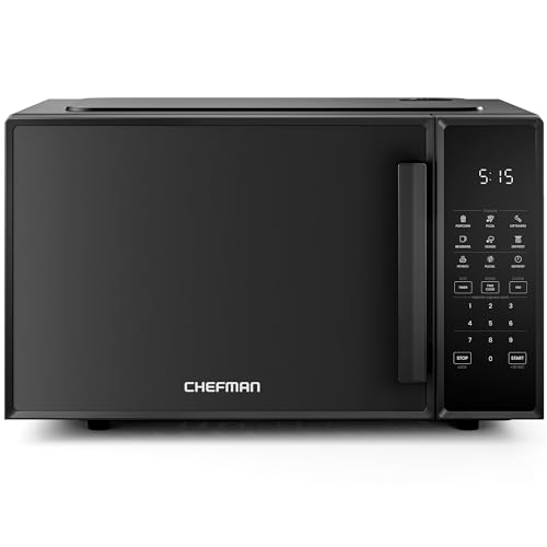 Comparison: Best Microwaves For Seniors 9 Chefman Countertop Microwave Oven 0.9 Cu. Ft., 900 Watts with 10 Power Levels, 6 Cooking Presets with One-Touch Express Cook, Eco Mode, Child Safety Lock, & Mute Button - Black