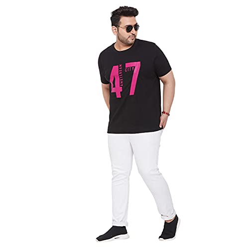 Image of Bigbanana Plus Size Men's Round Neck Printed Tshirt