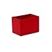 Produktbild LA-KA-PE Einsatzkästen, Polystyrol, BxLxH 53x80x54 mm, Farbe rot, VE 50 Stück