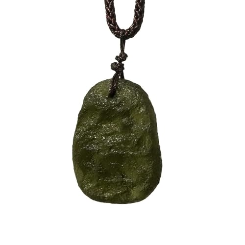 Collier en tektite de météorite tchèque pour cadeau unique