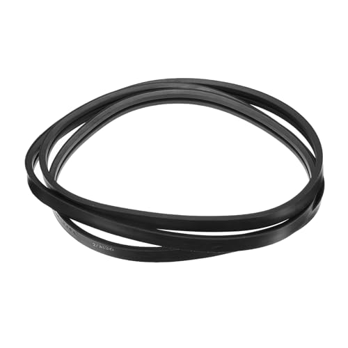 Image of uxcell 2 /A136 or 2 /4L1380 Banded V-Belt Classic Wrapped Rubber, 2 Banded /2 Ribs, A Profile, 136 inch(3454mm) Inside Circumference