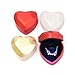 Fashionable LED Illuminated Heart Shape Jewelry Storage Box Portable for Proposals and Anniversaries Daily Use