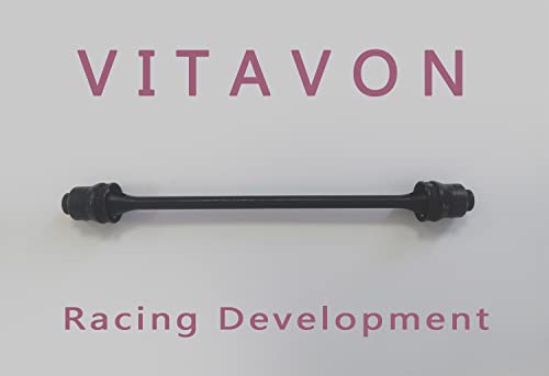 Vitavon & Votach Rear Driveshaft Hardened Steel For Udr Traxxas Unlimited Desert Racer 1:7#8555 (Black) #TOP2