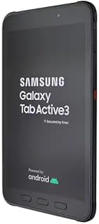 Samsung Galaxy Tab Active3 Enterprise Edition 8” Multi Purpose Tablet |64GB & WiFi & LTE (Unlocked) | Biometric Security (SM-T577UZKDN14), Black (Renewed) (WiFi)