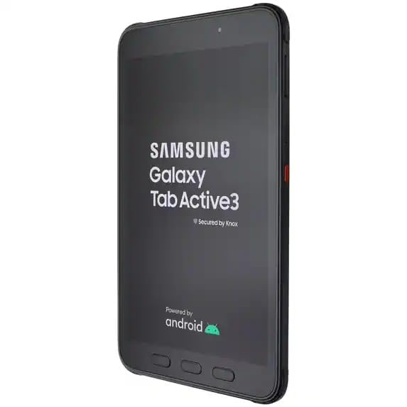 Samsung Galaxy Tab Active3 Enterprise Edition 8” Multi Purpose Tablet |64GB & WiFi & LTE (Unlocked) | Biometric Security (SM-T577UZKDN14), Black (Renewed)