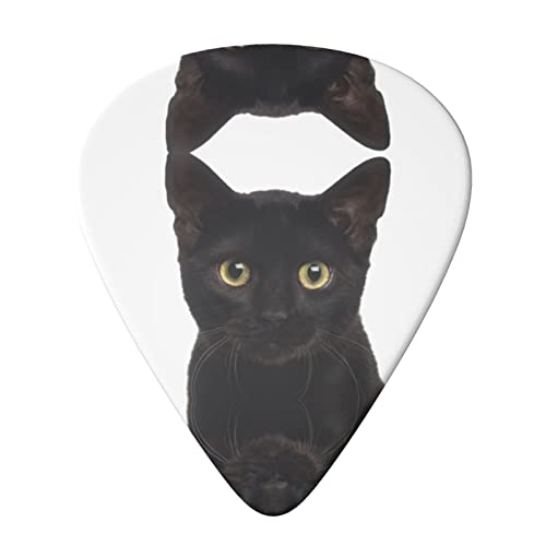 Ensemble de 6 médiators de guitare chat mignon noir pour guitare acoustique, guitare électrique, basse, ukulélé – fin… - Les Beatles, Paul McCartney, John Lennon, RIngo Starr, George Harrison Ensemble de 6 médiators de guitare chat mignon noir pour guitare acoustique, guitare électrique, basse, ukulélé - fin… – Image 4