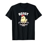 Dulce pollo bestia gimnasio entrenamiento divertido mujeres hombres fitness Camiseta