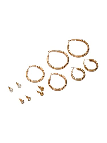 Plated Necklace and Earrings Combo Set (Style 6)