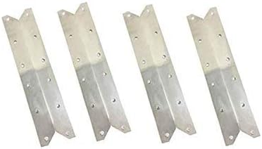 Grill Parts Zone Better Homes & Gardens BG1755B, BH13-101-099-02,Mission BG1764B-A, Mission BG1764B-B, (4-PK) Stainless Heat Shield