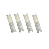 Grill Parts Zone Better Homes & Gardens BG1755B, BH13-101-099-02,Mission BG1764B-A, Mission BG1764B-B, (4-PK) Stainless Heat Shield