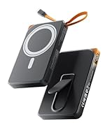 for Magsafe Battery Pack 10000mAh, 3-in-1 Magnetic Portable Charger with USB-C Cable 22.5W Fast Charging, Foldable Stand Wireless Power Bank, Powerbank Compatible with iPhone 17/16/15/14/13/12 Series