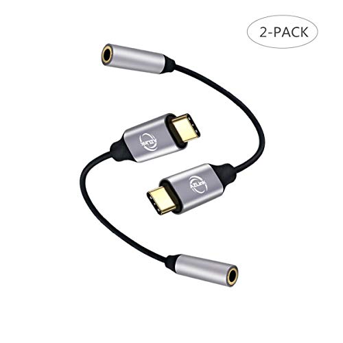 USB C Headphone Adapter, AZLink USB Type C to 3.5mm Audio Jack AUX