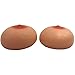 ENVY BODY SHOP Rounder Fuller Tear Drop Silicone Breast Forms (E-EE Cup (5XL), Beige)
