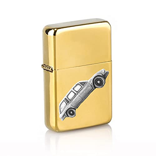 Briquet à essence Classic Car 2000 MK2 Estate doré effet étain style vintage haut de gamme