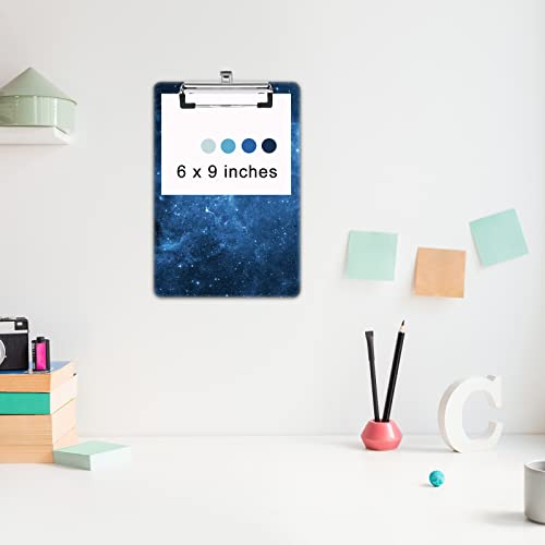 Image of Small Plastic Clipboard 6 x 9 in, Standard A5 Size Fashion Clip Board