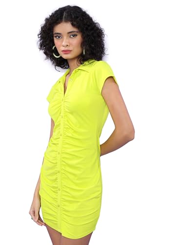 Image of Ketch Women Flourescent Green Dress