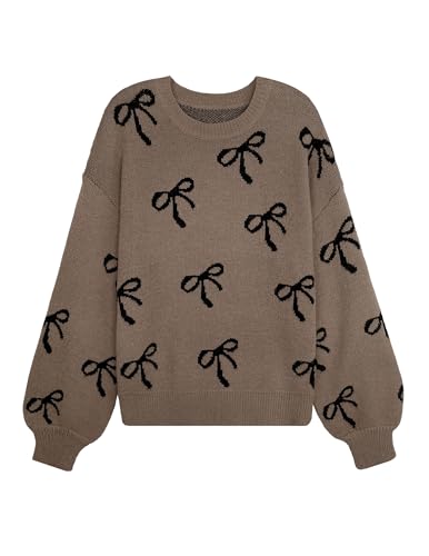Image of Libsorge Womens Valentine Heart Sweater 2026 Valentines Day Trendy Cute Oversized Long Sleeve Pullover Sweaters