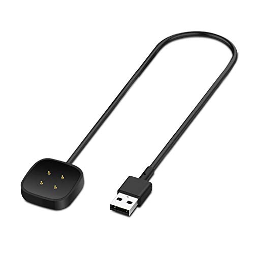 TNP Charger Dock Cable Replacement - 1 FT (30CM) Compatible for Fitbit Versa 3 / Fit Bit Sense Power Cord Smart Band Charge Cradle Station Stand Accessory Fitness Smartwatch USB Charging TNP Charger Dock Cable Replacement - 1 FT (30CM) Compatible for Fitbit Versa 3 / Fit Bit Sense Power Cord Smart Band Charge Cradle Station Stand Accessory Fitness Smartwatch USB Charging