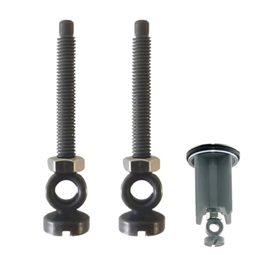 2 piezas tornillo ajuste válvula de drenaje plástico