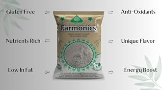 Farnonics - Jau atta | unadulterred | Gulten free | Natural | jau ka atta | joo atta | Low carb flour | Weight management | Jau Floor | High in fiber | Soft fluffy rotis | Jau Atta (Barley Flour)| With Fibre, Vitamins & Minerals| For Weight Loss & Improves Digestion| Rich in Nutrients| Heart Healthy (500g)