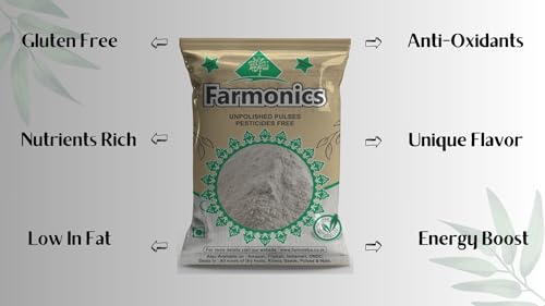 Farnonics - Jau atta | unadulterred | Gulten free | Natural | jau ka atta | joo atta | Low carb flour | Weight management | Jau Floor | High in fiber | Soft fluffy rotis | Jau Atta (Barley Flour)| With Fibre, Vitamins & Minerals| For Weight Loss & Improves Digestion| Rich in Nutrients| Heart Healthy (500g)