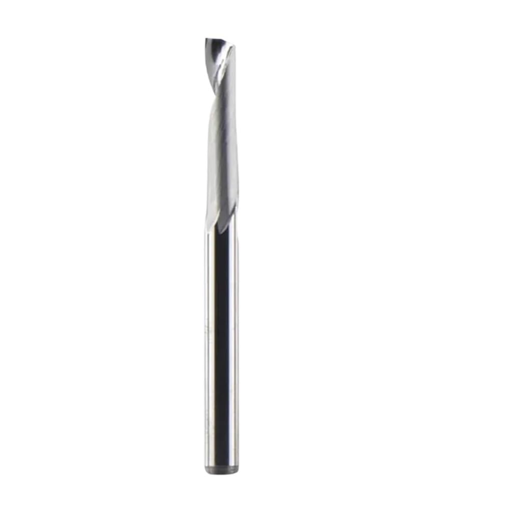 Brocas de fresado CNC de aleación de carburo sólido de flauta única, fresa en espiral, fresa de extremo de aluminio de 3.175/4/5/6/8mm, 1 ud.(8x8x22mm)