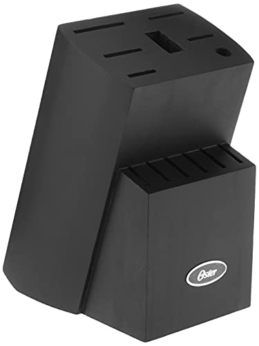 Oster Wellisford High-Carbon Stainless Steel Cutlery Set, 14-Piece, Black/Silver #TOP2