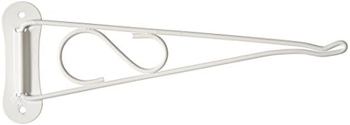 Mintcraft GB0213L Britan 0213L Swivel Hanging Planter Bracket, 10-Inch White Metal image 2