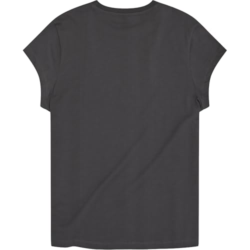 T-shirt Sauschön Bavarian Caps femme gris foncé S mode casual coton court - 4