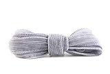 Deutschland nice 4u Handgenähtes und -gefärbtes Seidenband Crinkle Crêpe Hellgrau 20mm breit 100% Reine Seide 1m