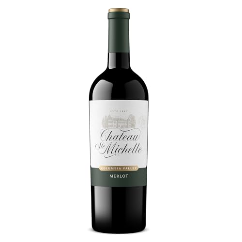 Chateau Ste. Michelle Columbia Valley Merlot, Red Wine, 750 mL Bottle