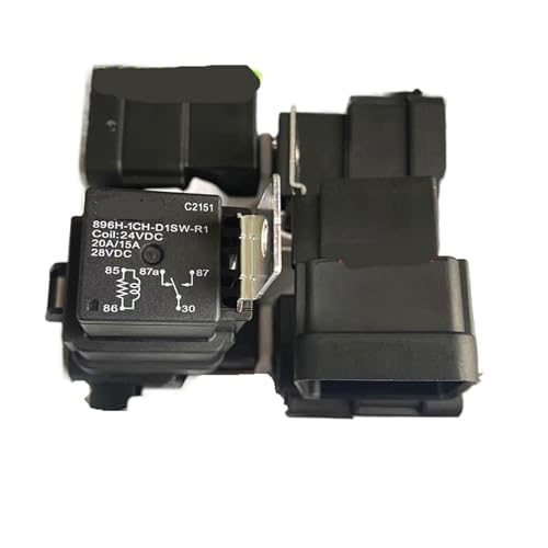 Relé automotriz 24VDC de 5 pines 896H-1CH-D1SW-R1 para instalación de luces auxiliares
