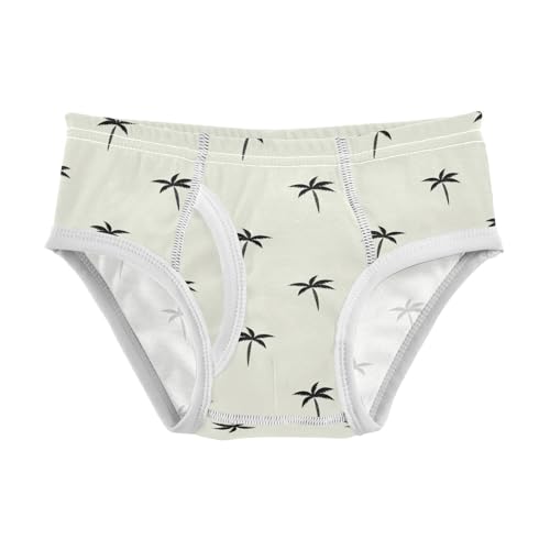 Cotton Little Boys Briefs Soft Palm Trees Toddler Underwear