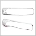RATCHROLL 4pcs Chrome Plated ABS Exterior Side Door Handle Cover Trim for Dodge for Ram 1500 for Jeep Commander Grand Cherokee 2006-2010 Silver Tone Outer Door Handle Replacement Car Parts
