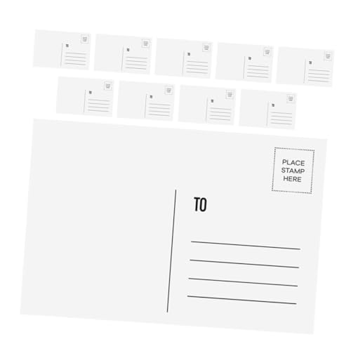 FUNOMOCYA 󔒃O[eBOJ[h ړI|XgJ[h 10Zbg ݉\ȃR[g `bZ[W쐬p rWlXwZ sV[Ή