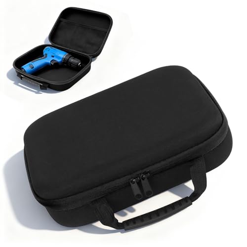 Small Tool Bag Drill Bit Case Hard Shell Tool Storage Pouch Oxford Fabric Electric Drill Carry Case Waterproof EVA Accessory Carrying Bag 27 * 22 * 7cm