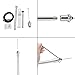 HYS 433Mhz 3dbi Omni Antenna 50 Ohm GSM Aerial W/3M(9.8ft) RG58 Coaxial Cable SMA Male Plug and Mounting Bracket