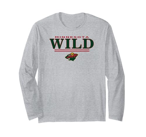 Minnesota Wild Regalia Gray NHL Officially Licensed Long Sleeve T-Shirt