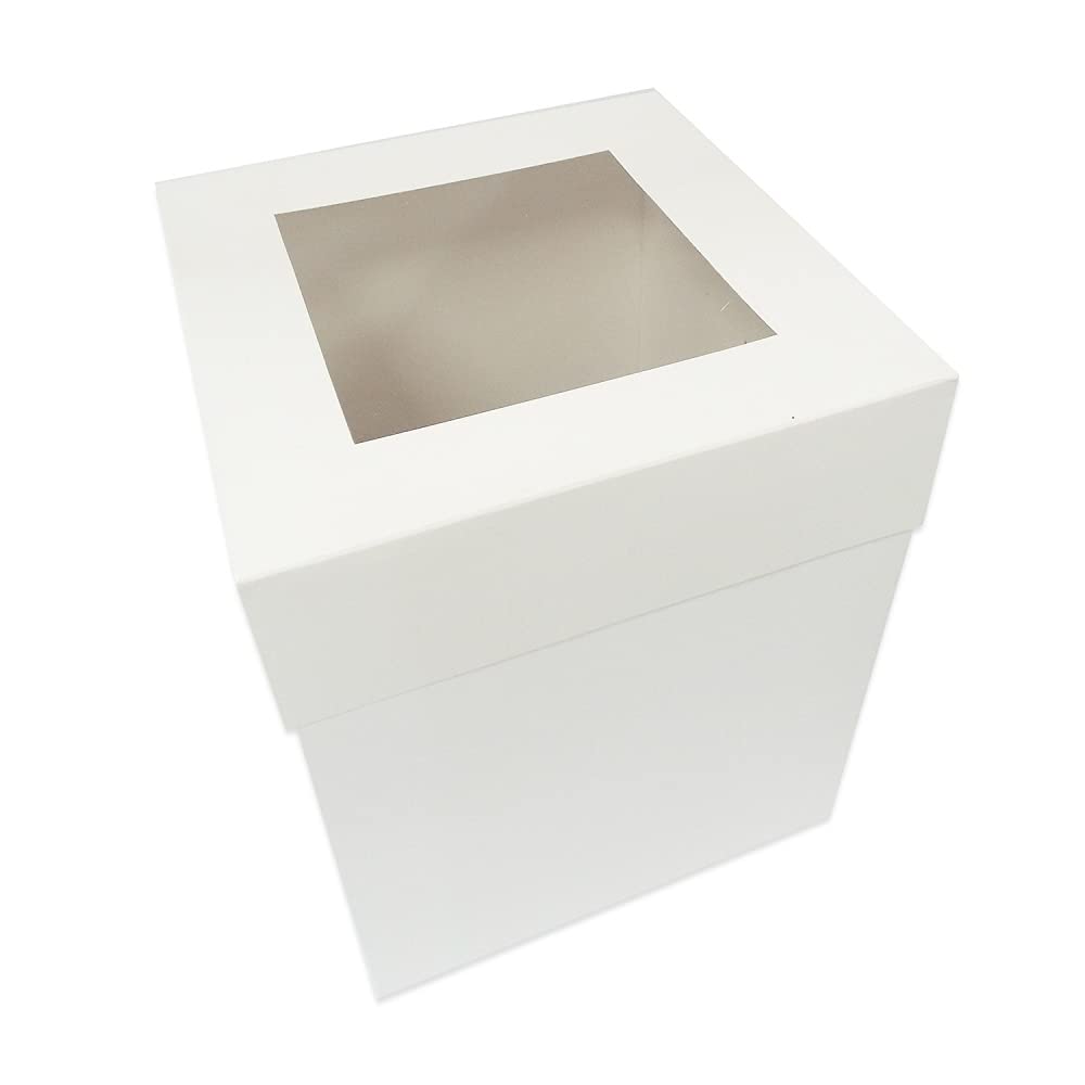 Simply Making White Tall Cake Box With Window