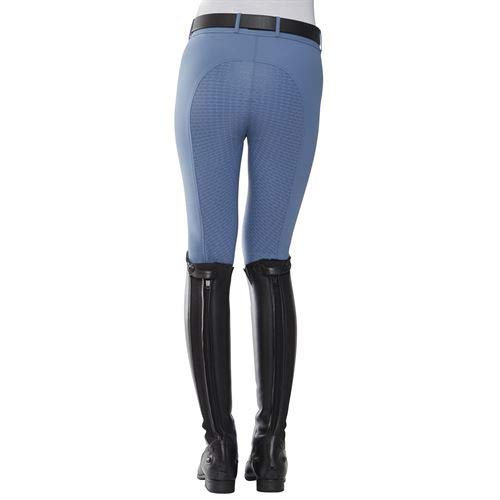 Dover Saddlery Ladies' Wellesley Tech Full-Seat Breech, Color: Steel Grey, Size: 26