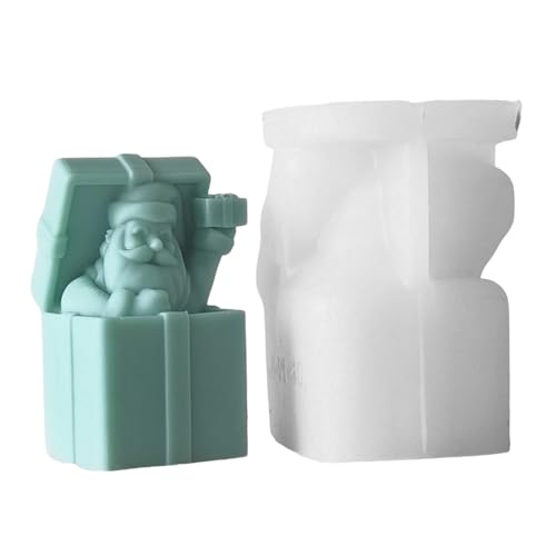 Flexible Silicone Gift Box Candle Decoration Mold for DIY Crafts and Parties