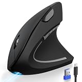 TECKNET Ergonomic Mouse Rechargeable Bluetooth...