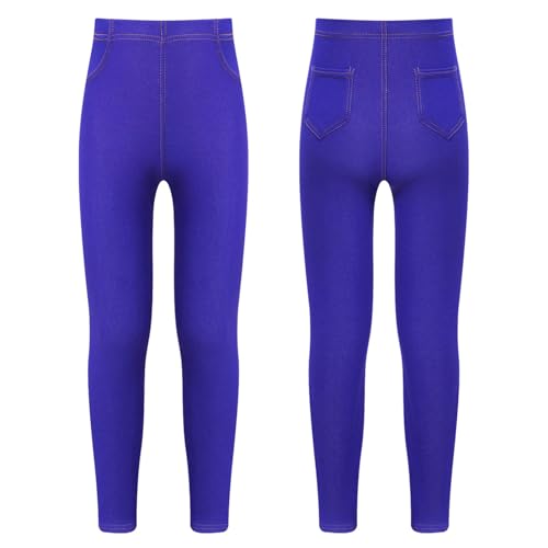 Toddler Girls' Basic Bootcut Jeans Skinny Fit Pull On Leggings High Waisted Casual Denim Pants with Pockets